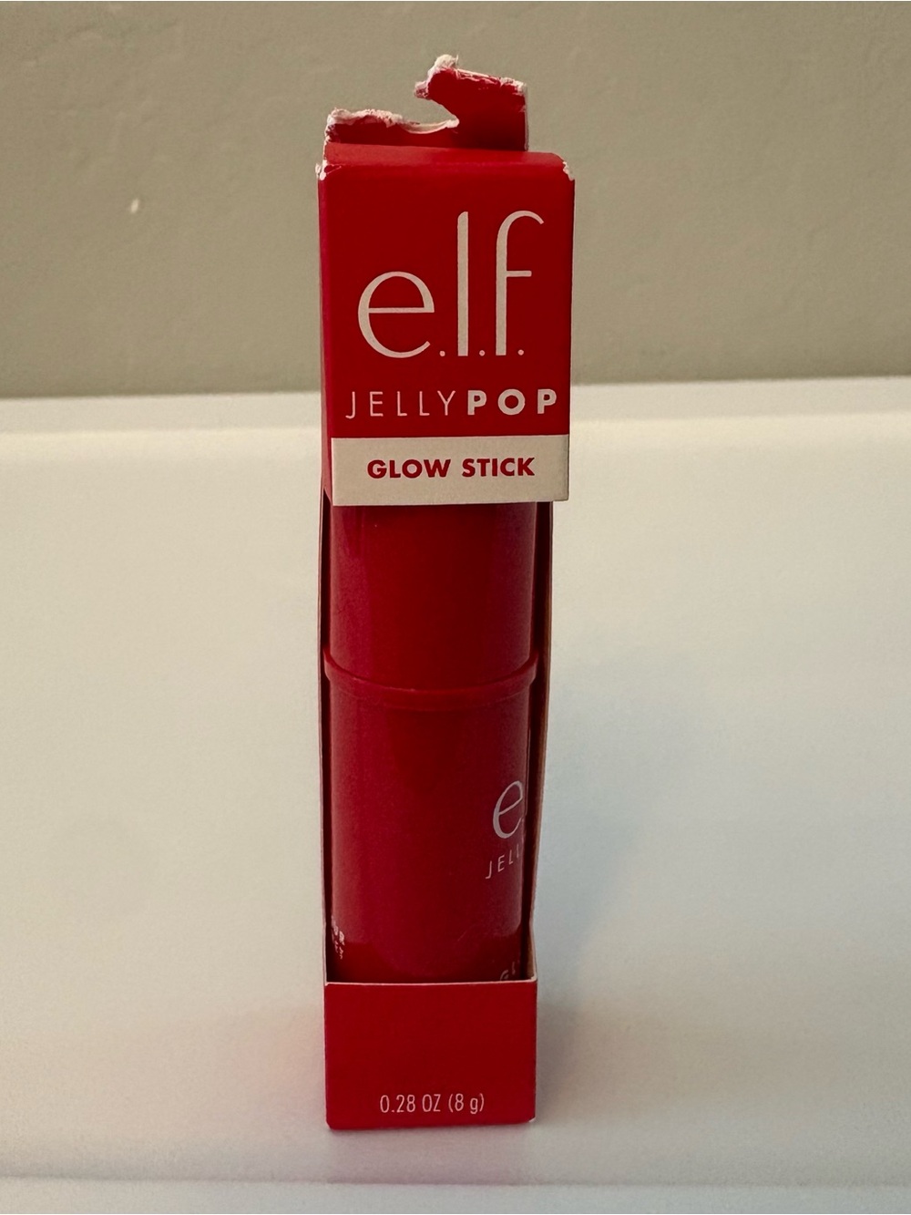 Elf jelly pop glow stick in melon-aire 0.28 oz NEW
